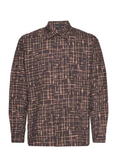 Ramzo Ls Shirt Designers Shirts Casual Brown Daily Paper