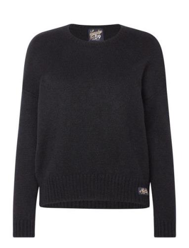 Essential Crew Neck Jumper Tops Knitwear Jumpers Navy Superdry