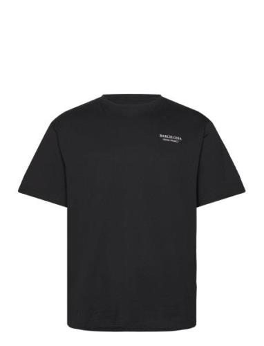 Dpbarcelona Fruit Tee Tops T-shirts Short-sleeved Black Denim Project