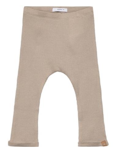 Nbmtudor Long John Bottoms Leggings Beige Name It