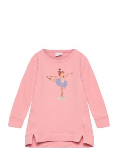 Nmftinna Sweat Tunic Bru Tops Sweat-shirts & Hoodies Sweat-shirts Pink...