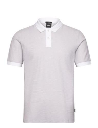 Phillipson 37 Tops Polos Short-sleeved White BOSS