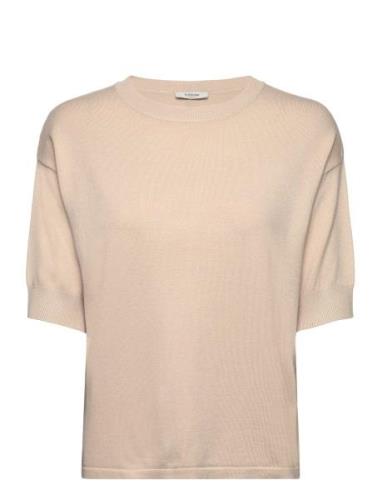 Bymmorla Tshirt - Tops Knitwear Jumpers Beige B.young