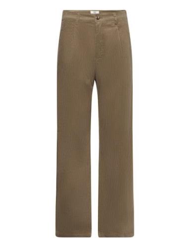 Trinenn Trousers Bottoms Trousers Straight Leg Khaki Green Noa Noa