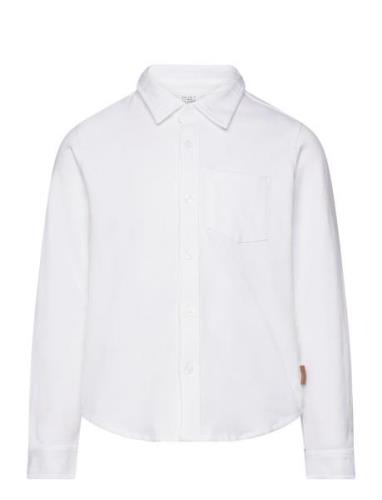 Rudy Tops Shirts Long-sleeved Shirts White Hust & Claire