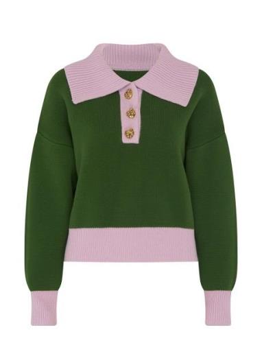 Rosie Tops Knitwear Jumpers Green Olivia Rubin