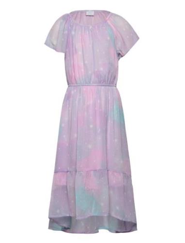 Dress Hi And Low Chiffon Aop Dresses & Skirts Dresses Casual Dresses S...