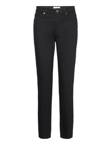 Mid Rise Slim - Infinite Black Bottoms Jeans Straight-regular Black Ca...