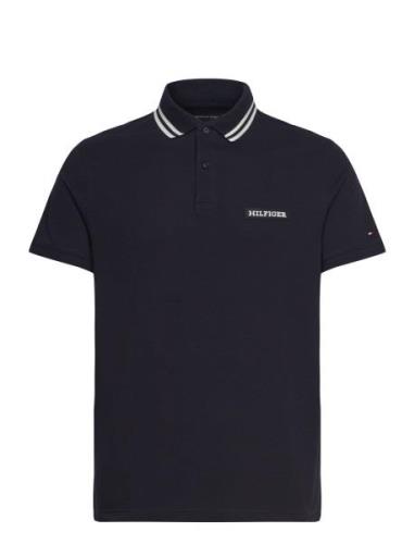 Monotype Badge Reg Polo Tops Polos Short-sleeved Navy Tommy Hilfiger