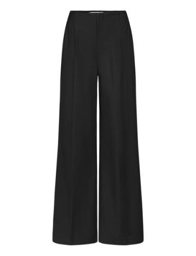 Wide Leg Knit Pant Bottoms Trousers Wide Leg Black Calvin Klein Jeans