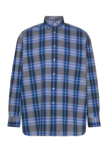 Bt - Flex Textred Tartan Rf Shrt Tops Shirts Casual Blue Tommy Hilfige...