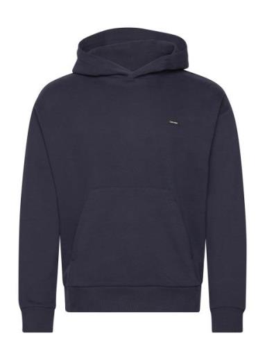 Cotton Comfort Hoodie Tops Sweat-shirts & Hoodies Hoodies Navy Calvin ...