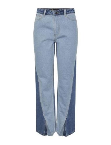 Yasblocka Hw Jeans S. Bottoms Jeans Straight-regular Blue YAS