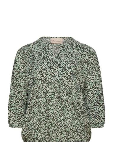 Wa-Sigga Tops Blouses Long-sleeved Green Wasabiconcept