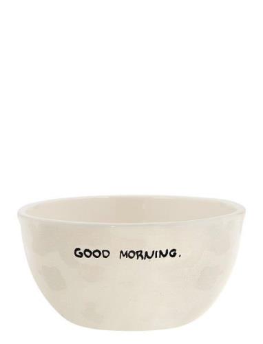 Good Morning Bowl Home Tableware Bowls Breakfast Bowls White Anna + Ni...