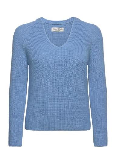 Pullover Long Sleeve Tops Knitwear Jumpers Blue Marc O'Polo