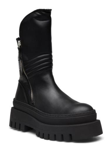 Catch Bootie Shoes Boots Ankle Boots Ankle Boots Flat Heel Black Steve...