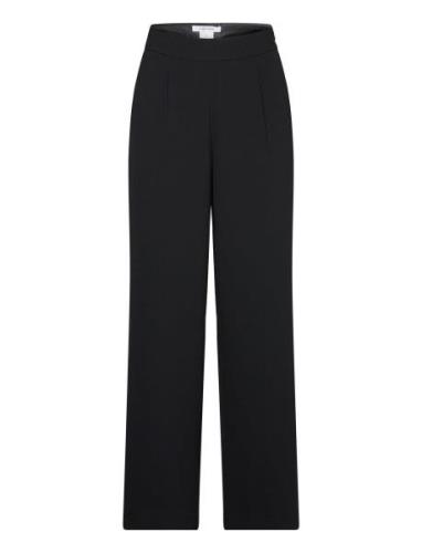 Ebony Trouser Bottoms Trousers Wide Leg Black Once Untold