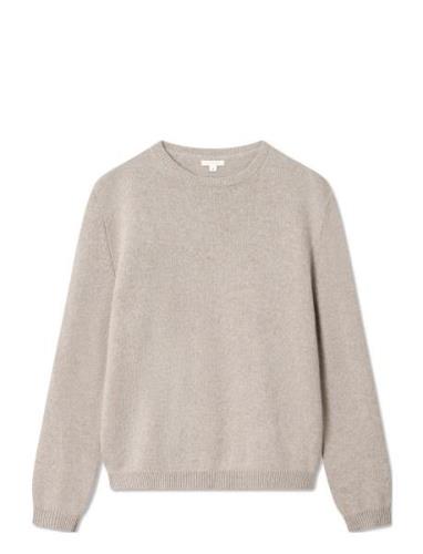 Charlie Strik Tops Knitwear Jumpers Beige STUDIO FEDER