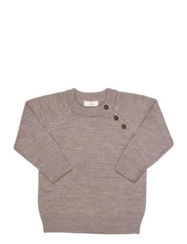 Merino Classic Pullover Ls Tops Knitwear Pullovers Beige Copenhagen Co...