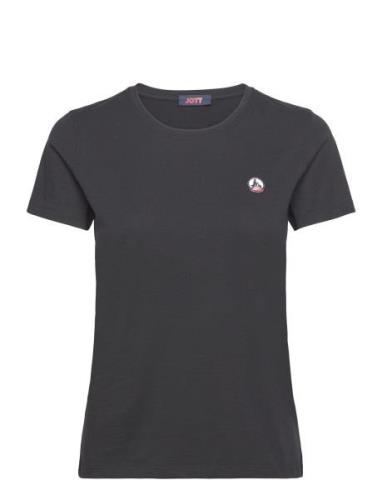 Rosas Tops T-shirts & Tops Short-sleeved Grey JOTT