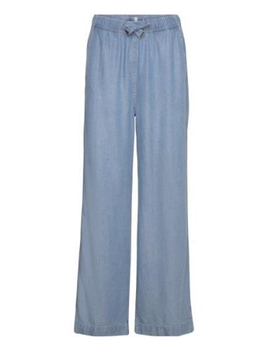 Philipaiw Pant Bottoms Trousers Wide Leg Blue InWear