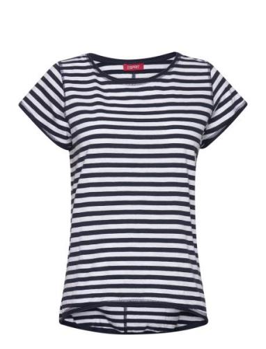 T-Shirts Tops T-shirts & Tops Short-sleeved Navy Esprit Casual