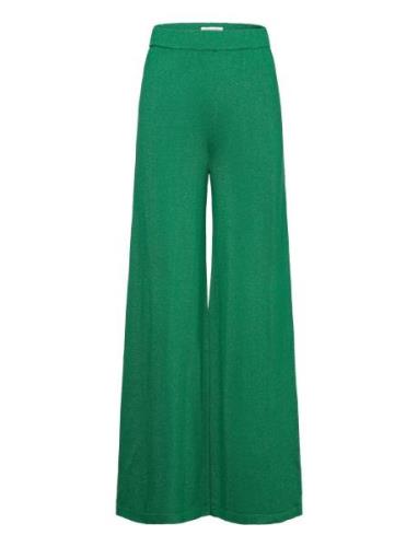 Agadir Pants Bottoms Trousers Wide Leg Green Lollys Laundry