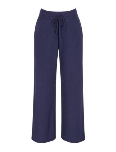 Thermal Mywear Wide Leg Trousers Bottoms Trousers Wide Leg Blue Triump...