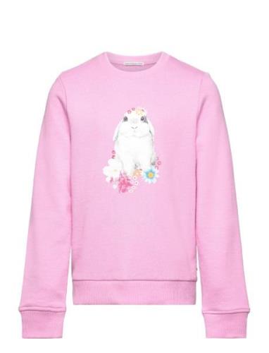 Photoprint Sweatshirt Tops Sweat-shirts & Hoodies Sweat-shirts Pink To...