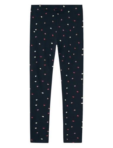 Nkfvivian Aop Legging Noos Bottoms Leggings Navy Name It