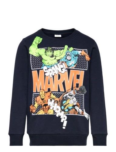 Nkmfinnegan Marvel Sweat Unb Mar Tops Sweat-shirts & Hoodies Sweat-shi...