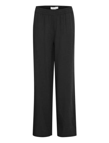 Byfalakka Long Pants - Bottoms Trousers Wide Leg Black B.young