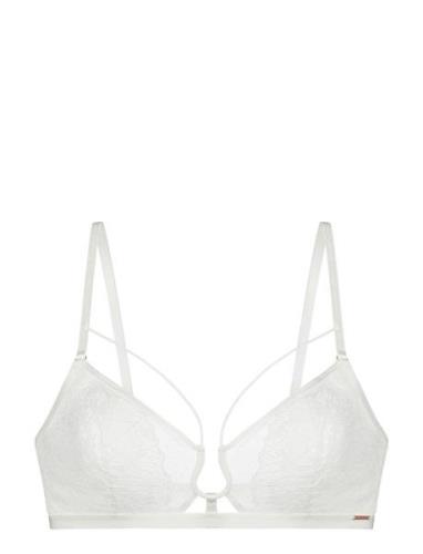 Kinsley Bralette Lingerie Bras & Tops Soft Bras Bralette White Dorina