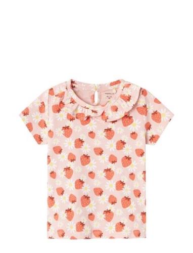 Nmfdia Ss Top Tops T-shirts Short-sleeved Pink Name It