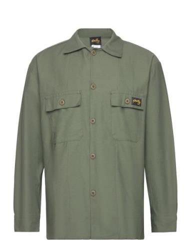 2 Pocket Shirt Designers Shirts Casual Khaki Green Stan Ray