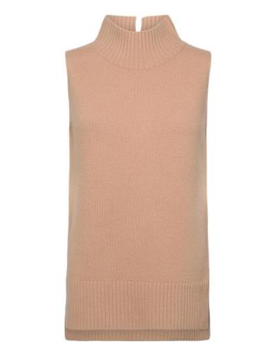 Gazelle Tops Knitwear Turtleneck Beige Reiss