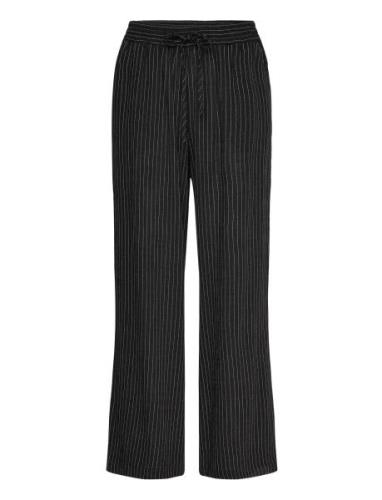 Sc-Alema Bottoms Trousers Wide Leg Black Soyaconcept