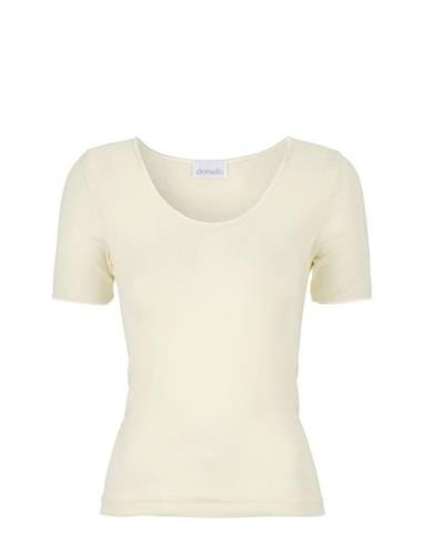 Top Tops T-shirts & Tops Short-sleeved White Damella Of Sweden