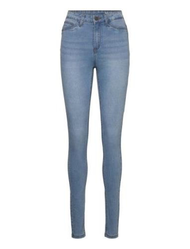 Nmcallie Hw Skinny Jean Vi059Lb Fwd Noos Bottoms Jeans Skinny Blue NOI...