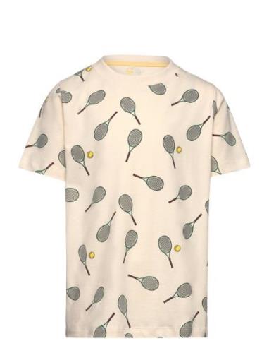 Tnkarter S_S Tee Tops T-shirts Short-sleeved Multi/patterned The New