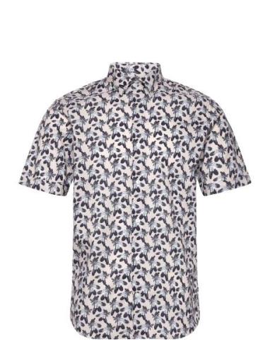 Matrostol Bu Ss Tops Shirts Short-sleeved Navy Matinique