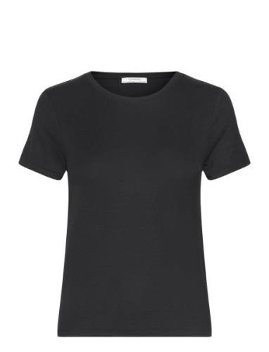 Top Helga Tops T-shirts & Tops Short-sleeved Black Lindex