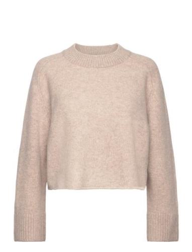 Theo - Soft Lamb Tops Knitwear Jumpers Beige Day Birger Et Mikkelsen