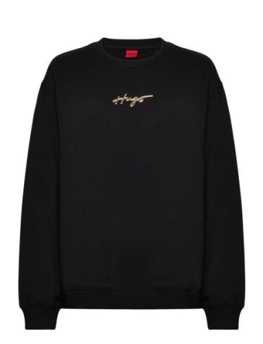 Classic Crew_1 Tops Sweat-shirts & Hoodies Sweat-shirts Black HUGO