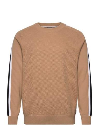 Pontevico Tops Sweat-shirts & Hoodies Sweat-shirts Beige BOSS