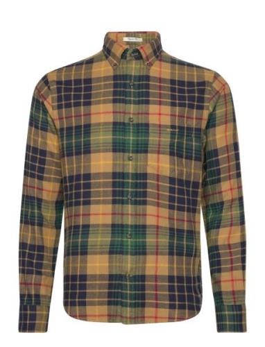 Reg Ut Plaid Flannel Check Tops Shirts Casual Multi/patterned GANT