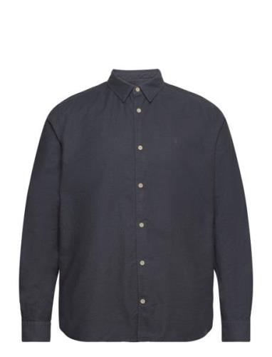 Hermosa Ls Shirt Tops Shirts Casual Blue AllSaints