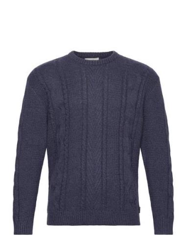 Hco. Guys Sweaters Tops Knitwear Round Necks Navy Hollister