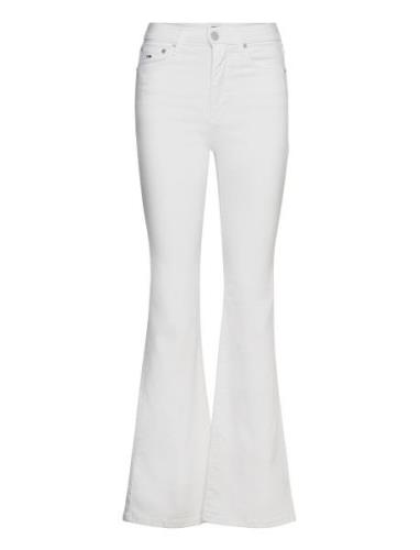 Sylvia Hgh Flr Bg4293 Bottoms Jeans Flares White Tommy Jeans